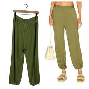 NWT Bandier Le Ore Como Modal Pant - Olive - XL